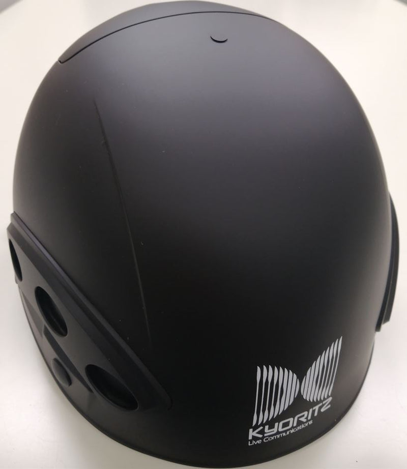 【狭所用ヘルメット】舞台作業に適したヘルメット　1840FZ-BL(艶消黒塗装)